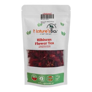 Nature's Bar Hibiscus Flower Tea, Natural Colorant, Food Grade, Weight & BP Management, 25g